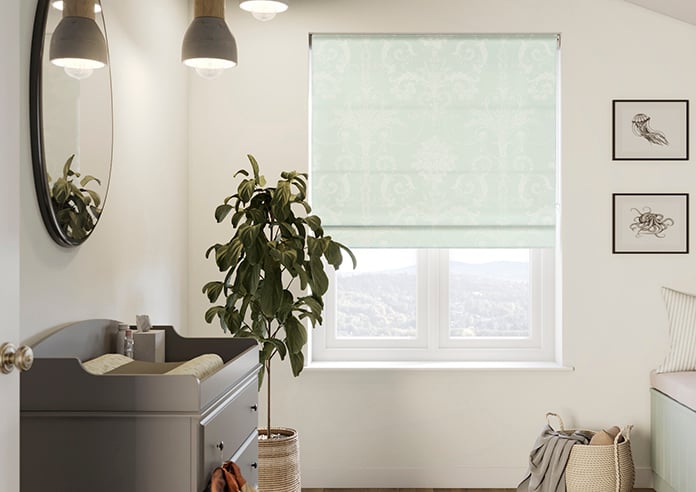 Laura Ashley Josette, Duck Egg - Twist&Fit Roman Blind - Image 3